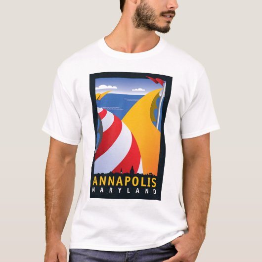 Annapolis, Segel T-Shirt (Vorderseite)