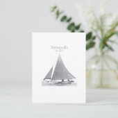 Annapolis Skipjack Postkarte (Stehend Vorderseite)