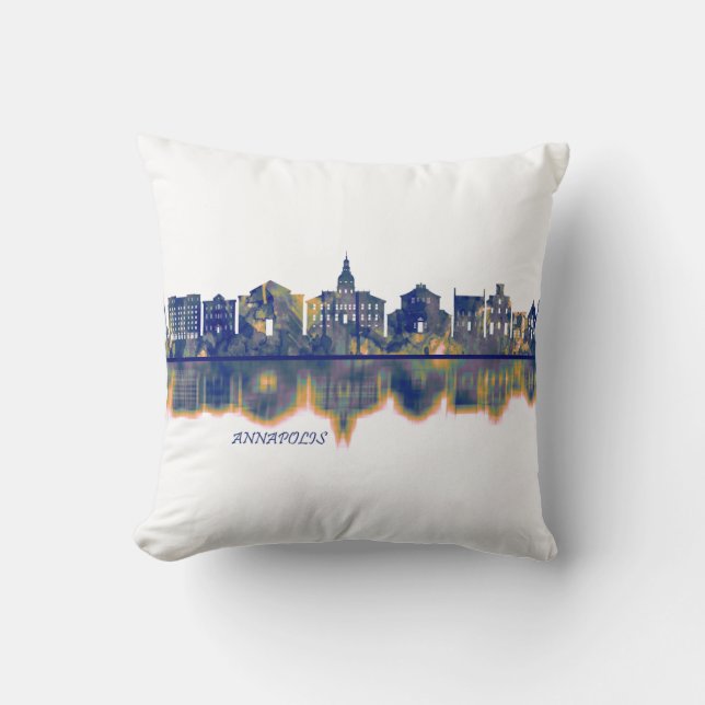 Annapolis Skyline Kissen (Vorderseite)