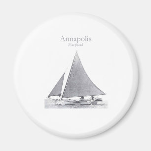 Annapolis-springende Fische Magnet