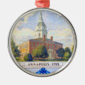 Annapolis Staat House Ornament Aus Metall (Vorne)