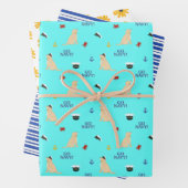 Annapolis Style Wrapping Paper Set 3 Geschenkpapier Set (Beispiel)