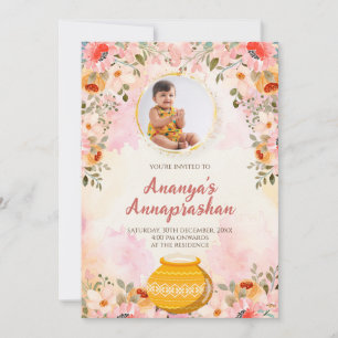 Annaprasanna Einladung zur Abstillzeremonie Einlad