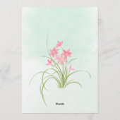 Annaprashan Ceremony Invitations Einladung (Rückseite)