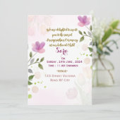 Annaprashan Ceremony Invitations Einladung (Stehend Vorderseite)