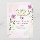 Annaprashan Ceremony Invitations Einladung (Vorne/Hinten)