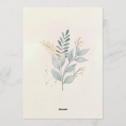 Annaprashan Ceremony Invitations  Einladung (Rückseite)