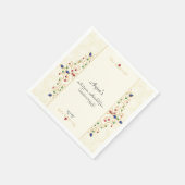 Annaprashan First Rice Zeremonie Foto Begrüßungsze Serviette (Ecke)