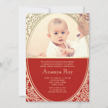 Annaprashan First Rice Zeremonie Foto