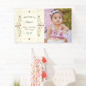 Annaprashan First Rice Zeremonie Foto willkommen Banner (Insitu)