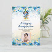 Annaprashan lädt Annaprasan zu einer Einladung ein (Stehend Vorderseite)