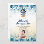 Annaprashan lädt Annaprasan zu einer Einladung ein (Vorne/Hinten)