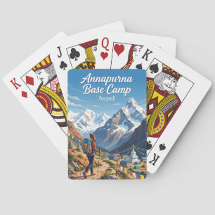 Annapurna Base Camp Nepal Spielkarten