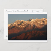 Annapurna Bereiche 2 Postkarte (Vorne/Hinten)