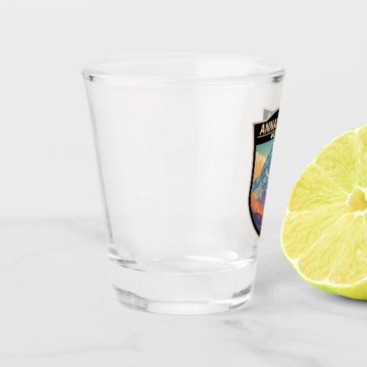 Annapurna Nepal Reisen Vintag Schnapsglas (Links)
