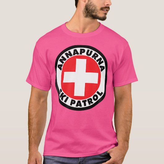 Annapurna Skigebiet Klettern T-Shirt (Vorderseite)
