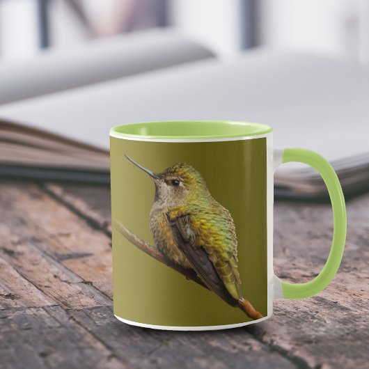 Anna's Hummingbird auf Scarlet Trumpetvine Tasse
