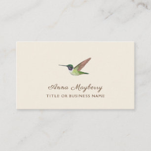 Anna's Hummingbird Business Card Visitenkarte