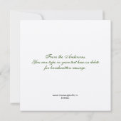 Anna's Hummingbird Dankeschön-Karte Dankeskarte (Rückseite)