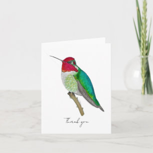 Anna's Hummingbird Dankeskarte