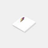 Anna's Hummingbird Foto 3x3 Notepad Post-it Klebezettel (angewinkelt)
