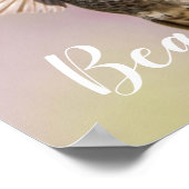 Anna's Hummingbird Inspiration Beauty Poster (Ecke)