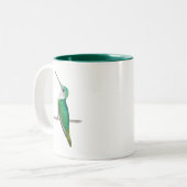 Anna's Hummingbird (Juvenile) Zweifarbige Tasse (Vorderseite Links)