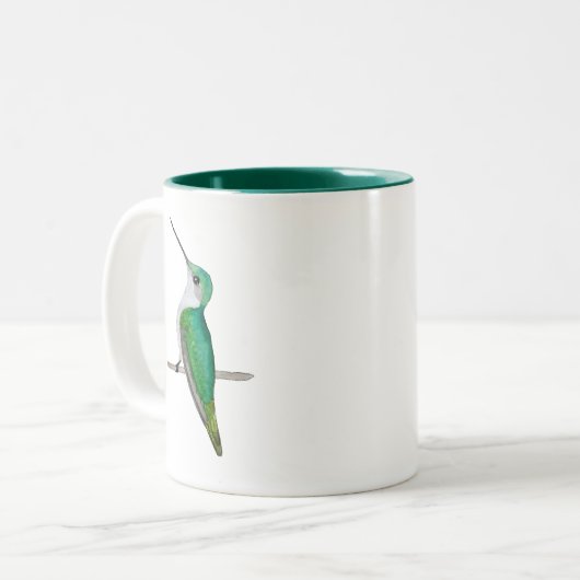 Anna's Hummingbird (Juvenile) Zweifarbige Tasse (Vorderseite Links)