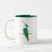 Anna's Hummingbird (Juvenile) Zweifarbige Tasse (Links)