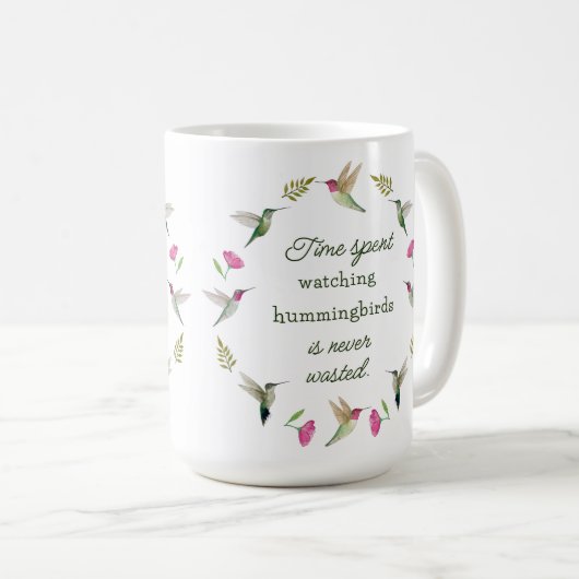 Anna's Hummingbird Kaffeetasse (VorderseiteRechts)