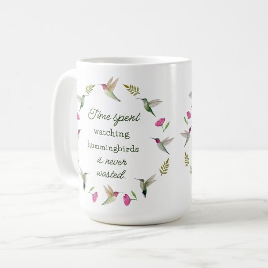 Anna's Hummingbird Kaffeetasse (Vorderseite Links)