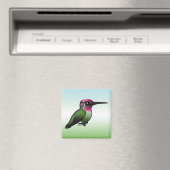 Anna's Hummingbird Magnet (In Situ (Geschirrspüler))