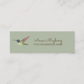 Anna's Hummingbird Mini Visitenkarte (Vorderseite)