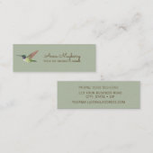 Anna's Hummingbird Mini Visitenkarte (Vorne/Hinten)