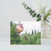 Anna's Hummingbird Postkarte (Stehend Vorderseite)