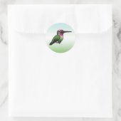 Anna's Hummingbird Runder Aufkleber (Tasche)