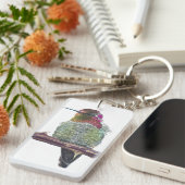 Anna's Hummingbird Schlüsselanhänger (Vorderseite rechts)
