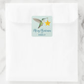 Anna's Hummingbird Square Sticker (Tasche)