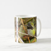 Anna's Hummingbird-Tasse von BirdingCollectibles Kaffeetasse (VorderseiteRechts)