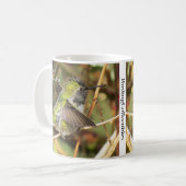 Anna's Hummingbird-Tasse von BirdingCollectibles Kaffeetasse (Vorderseite Links)