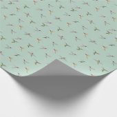 Anna's Hummingbird Wrapping Paper Geschenkpapier (Ecke)