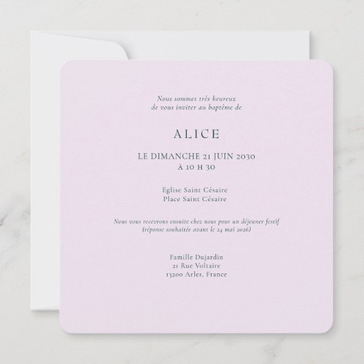 Anna's Hummingbirds Baptism (Rückseite)