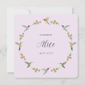 Anna's Hummingbirds Baptism (Vorderseite)