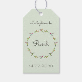 Anna's Hummingbirds Baptism Geschenkanhänger