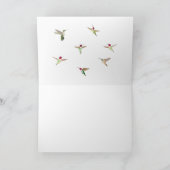 Anna's Hummingbirds Day Card Karte (Innenseite)