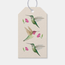 Anna's Hummingbirds Geschenk Tag Geschenkanhänger
