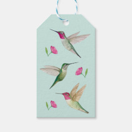 Anna's Hummingbirds Geschenk Tag Geschenkanhänger
