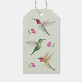 Anna's Hummingbirds Geschenk Tag Geschenkanhänger