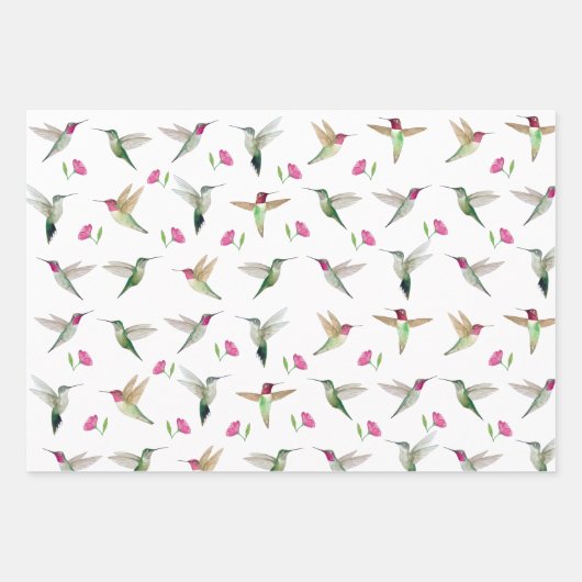 Anna's Hummingbirds Geschenkpapier Set (Vorderseite 2)