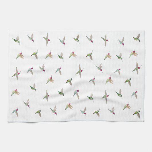 Anna's Hummingbirds Geschirrtuch (Horizontal)